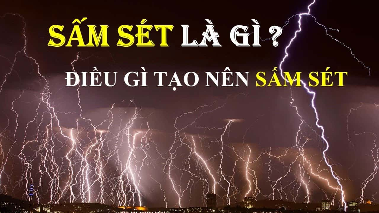 Tác động của sấm sét trên môi trường