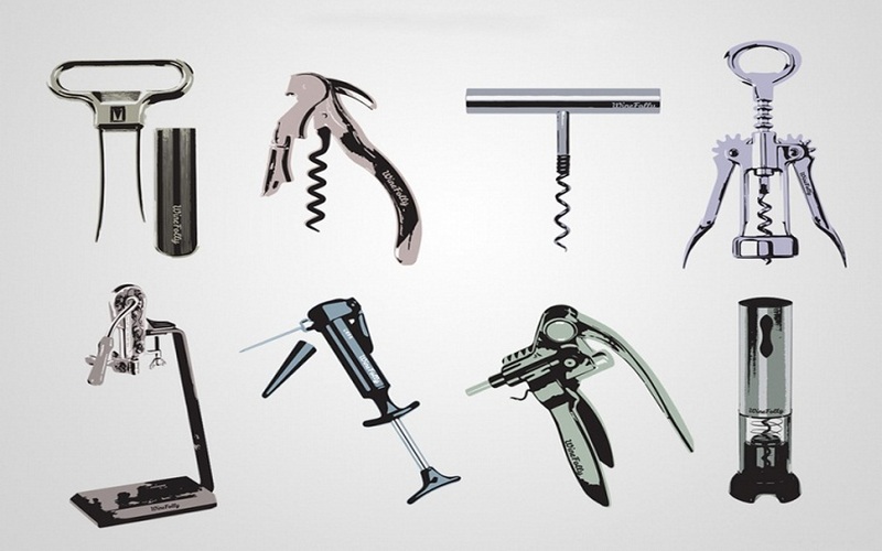 Các loại đồ khui rượu